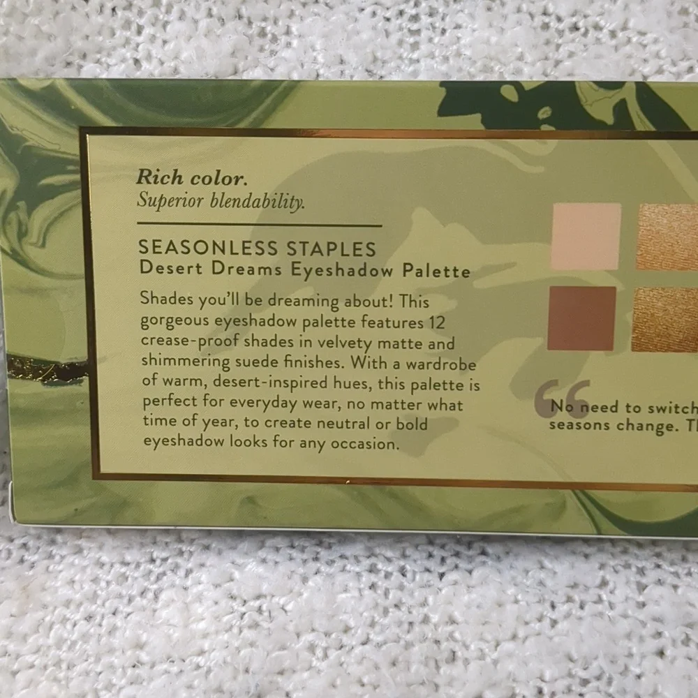 Laura Geller Seasonless Staples Eyeshadow Palette in Desert Dreams, 14g/0.49oz